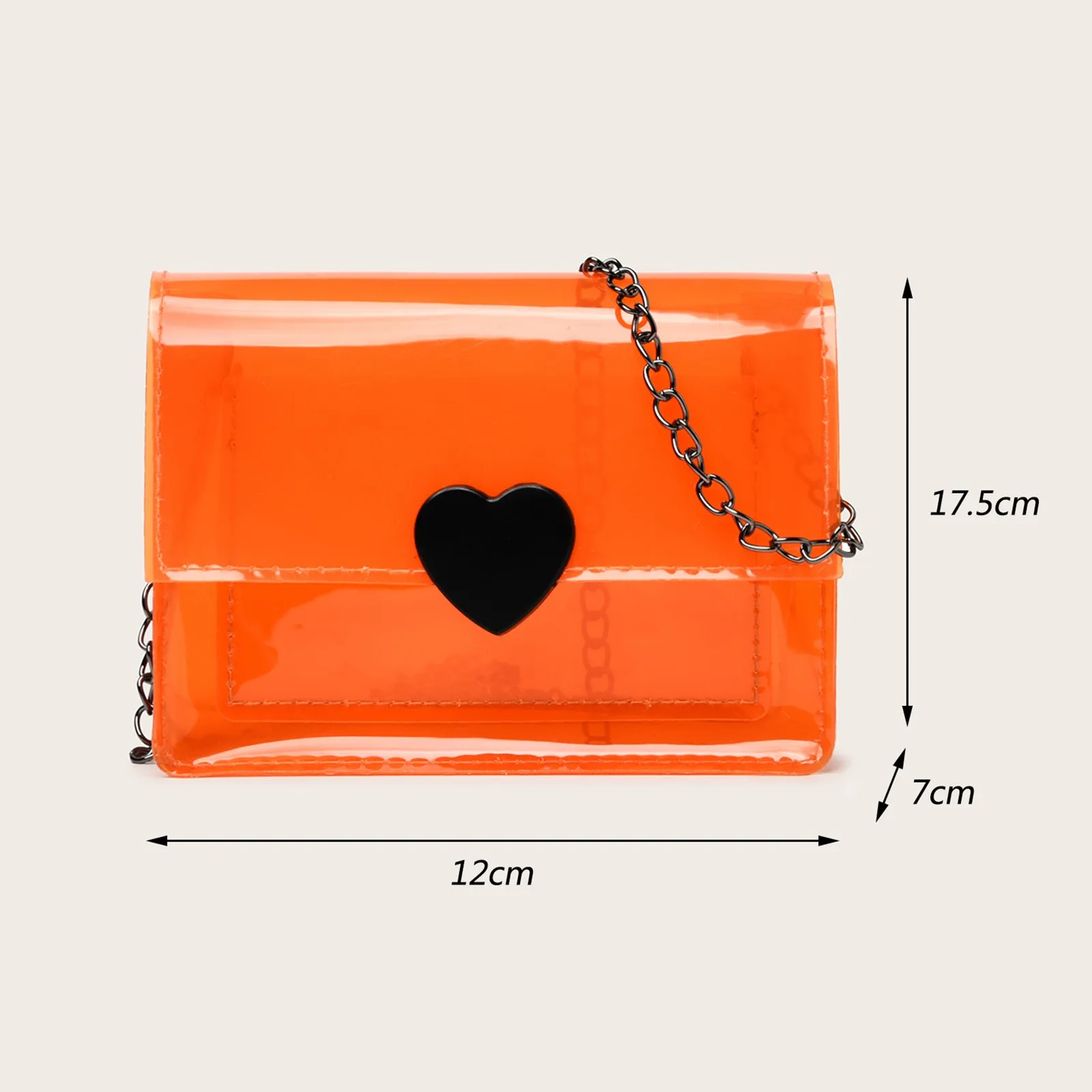 

Fashion Transparent Jelly Shoulder Bags Women's Crossbody Messenger Bags Casual Ladies Handbags Small Square Bag Bolsos Mujer