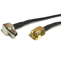 new wireless modem wire rp sma male plug to ts9 right angle connector rg174 cable 20cm 8 wholesale pigtail