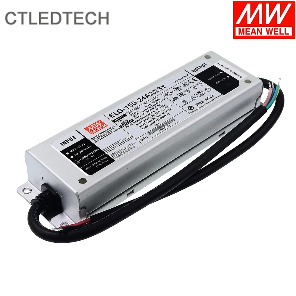Светодиодная лампа Mean Well ELG-150 AB 12V24V36V48V20 0W с постоянным напряжением + драйвер