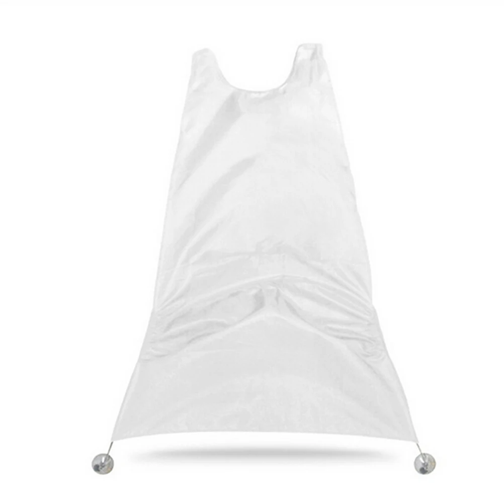 

New Trimming Catcher Beard Wrap Umbrella razor blade catch Cape Adult overall hair scarf cloth waterproof white color