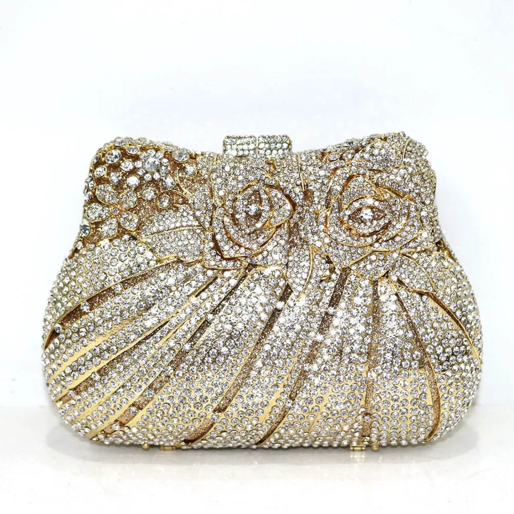 Women Accessories Beautiful Diamonds Luxury Clutches Bridal Wedding Party Purse Luxury Handbags Women Bag Design High Quality