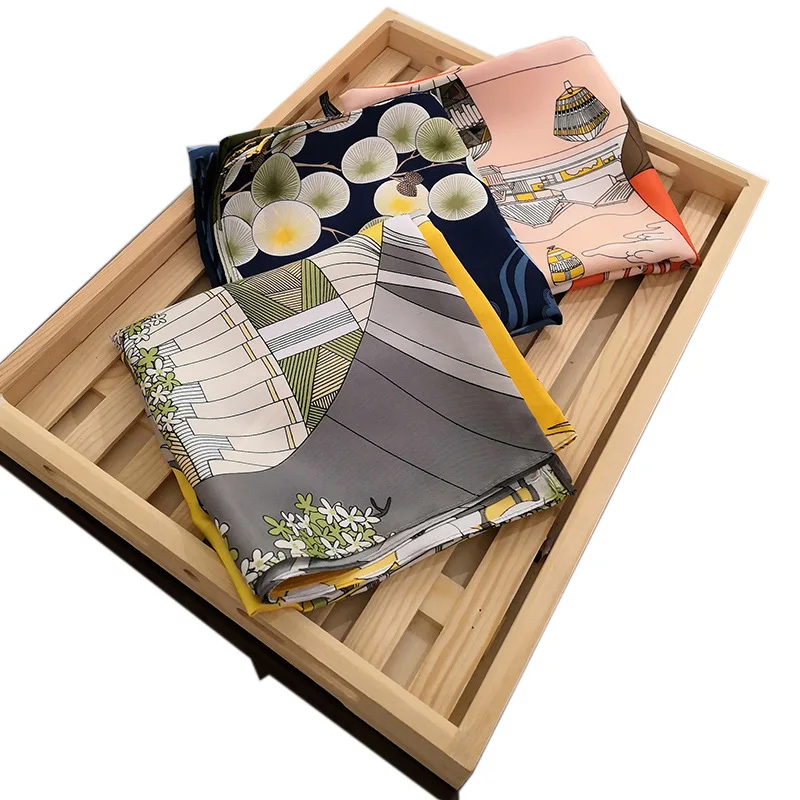 

sunscreen Silk Wraps Scarf Summer Shawls bag heair decrative Scarves Bandana Hijabs beach Bufand seda Foulard ensoie solar playa