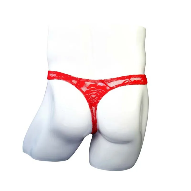 2020New сексуальное мужское нижнее белье кружевные трусы прозрачные дышащие с