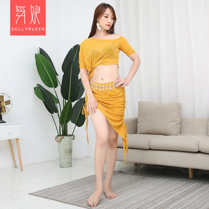 Рубашка с пайетками для женщин Сексуальная футболка длинным рукавом Восточный