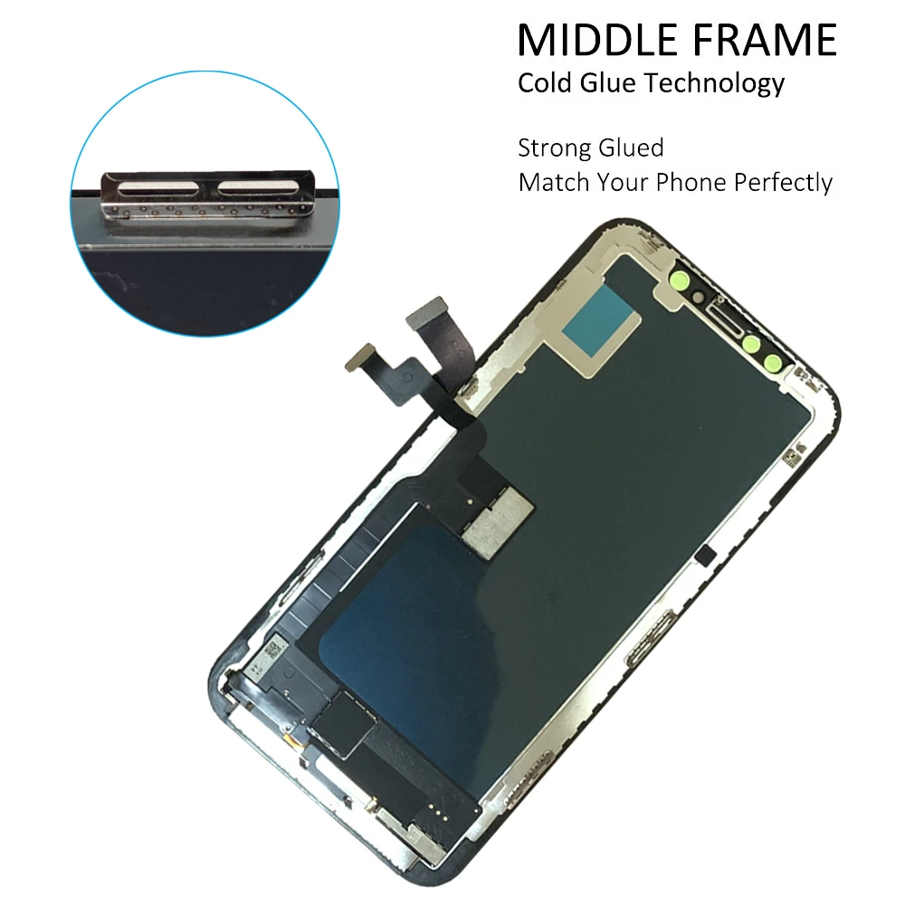 Pantalla LCD RJ para iPhone X, XS, XR, XSMax, 11, 11Pro, 11, ProMax, 12, 12Mini, 12pro Max, pantalla t&aacute;ctil 3D, sin p&iacute;xeles muertos-3