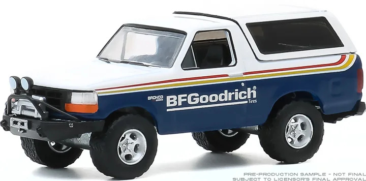 

GreenLight Car 1:64 All-Terrain 10 - 1992 Ford Bronco Collection Metal Die-cast Simulation Model Cars Toys