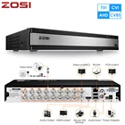 4-в-1 гибридный видеорегистратор ZOSI, 16 каналов, 720P, 1080P, CVBS, AHD, CVI, TVI, CCTV