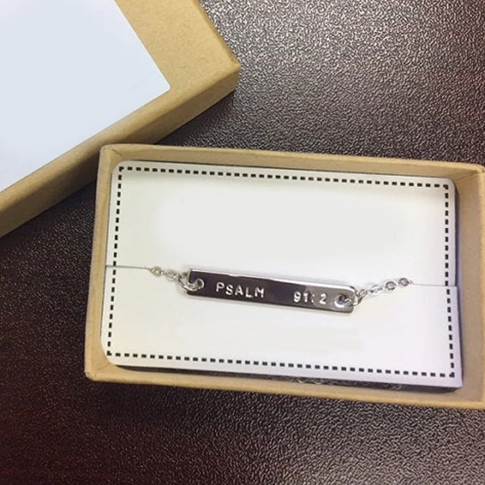 Персонализированное христианское ожерелье христианские ювелирные изделия