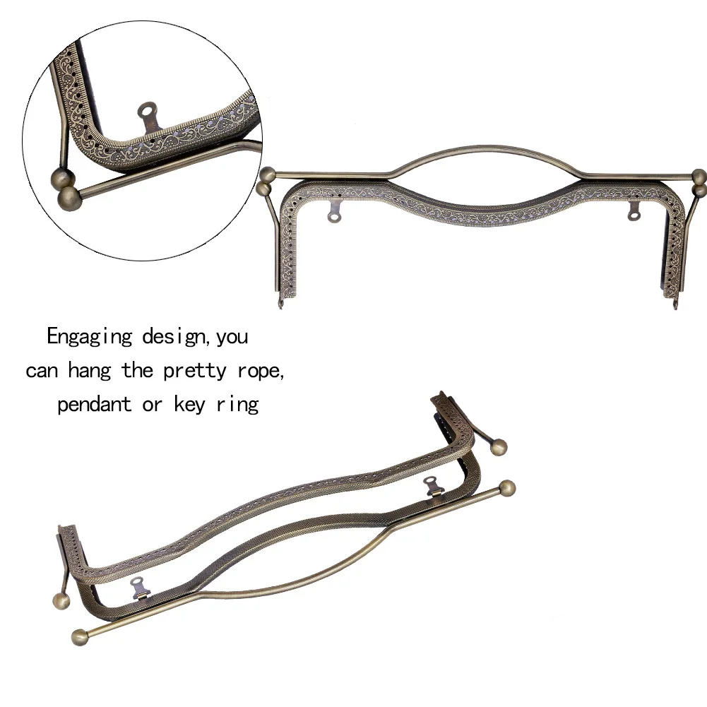 27 см металлическая рамка для сумки кошелька с ручкой M DIY Ремесленная гладкая