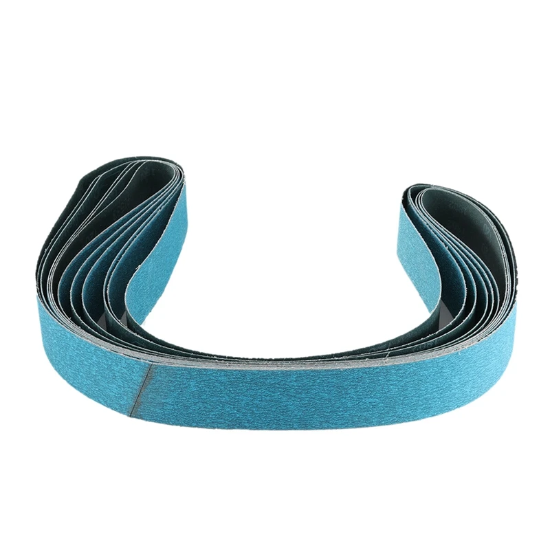 

6Pcs 2 x 72 Inch 120 Grit Zirconia Sanding Belts Metal Grinding Polishing