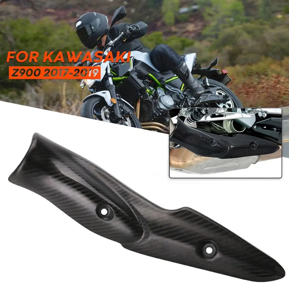 

Мотоциклетная выхлопная труба из углеродного волокна, тепловая защита, защитная крышка для Kawasaki Z900
