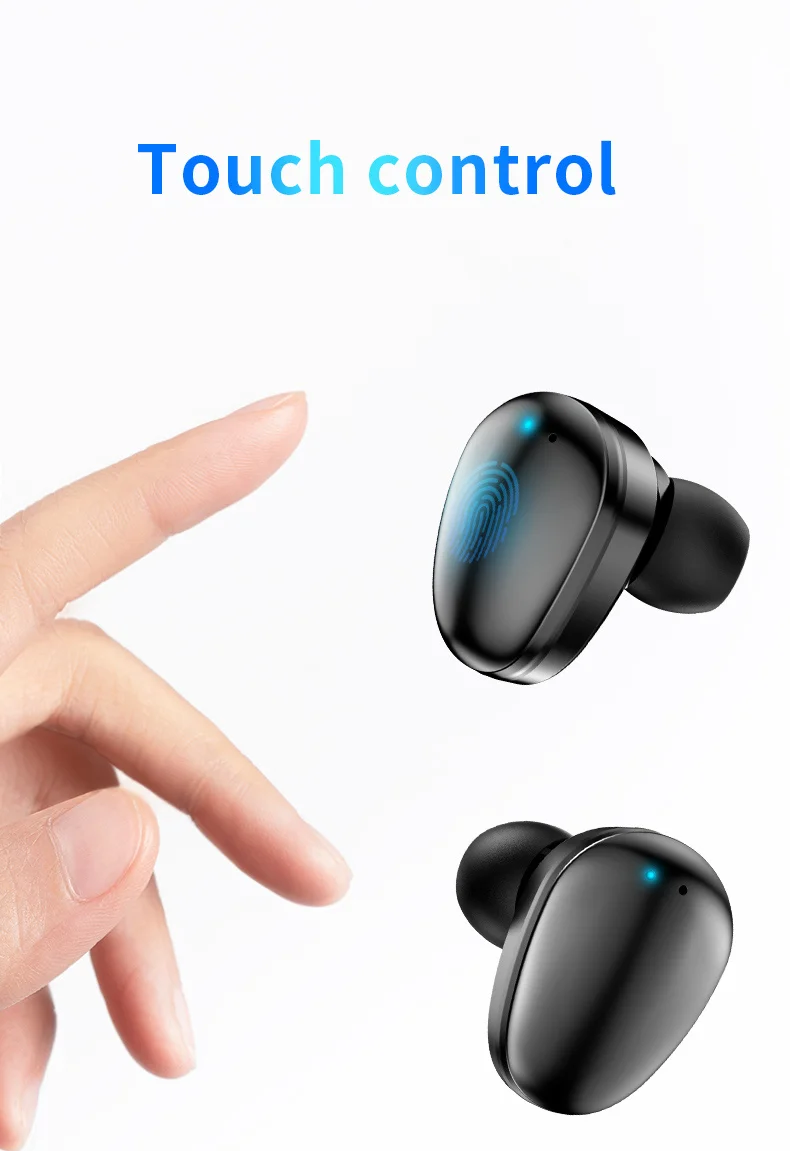 Сенсорные TWS, настоящие беспроводные наушники, Bluetooth наушники, водонепроницаемые головные уборы с 3600 мАч, Дополнительный внешний аккумулятор для iPhone, xiaomi, huawei
