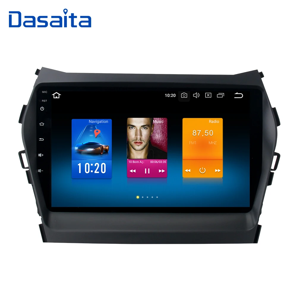 Dasaita " Android 9,0 Автомобильный gps радио плеер для hyundai Santa fe IX45 2013- с восьмиядерным процессором 4 Гб+ 32 ГБ авто стерео Мультимедиа