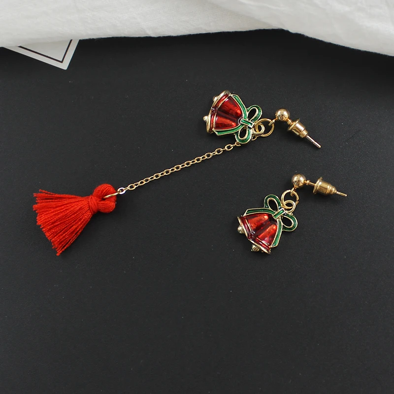 Популярные Рождественские длинные серьги классические серьги-кисточки с оленем