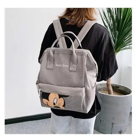 Disney Mickey mouse backpack multi-function large capacity diaper bag waterproof men women shoulder Travel | Багаж и сумки