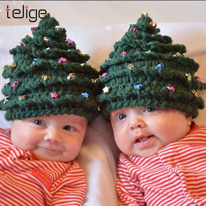 Рождественская хлопковая шапка для ребенка зимние теплые шапки женщин и мужчин