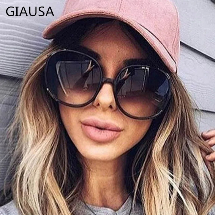 Женские квадратные солнцезащитные очки GIAUSA в пластиковой оправе с прозрачными