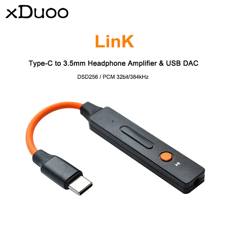 

Усилитель для наушников Xduoo Link, ESS9118EC, Тип C, 3,5 мм, усилитель для наушников AMP, USB, DAC, поддержка DSD256, PCM, 32 бит/384 кГц, для Android/ПК