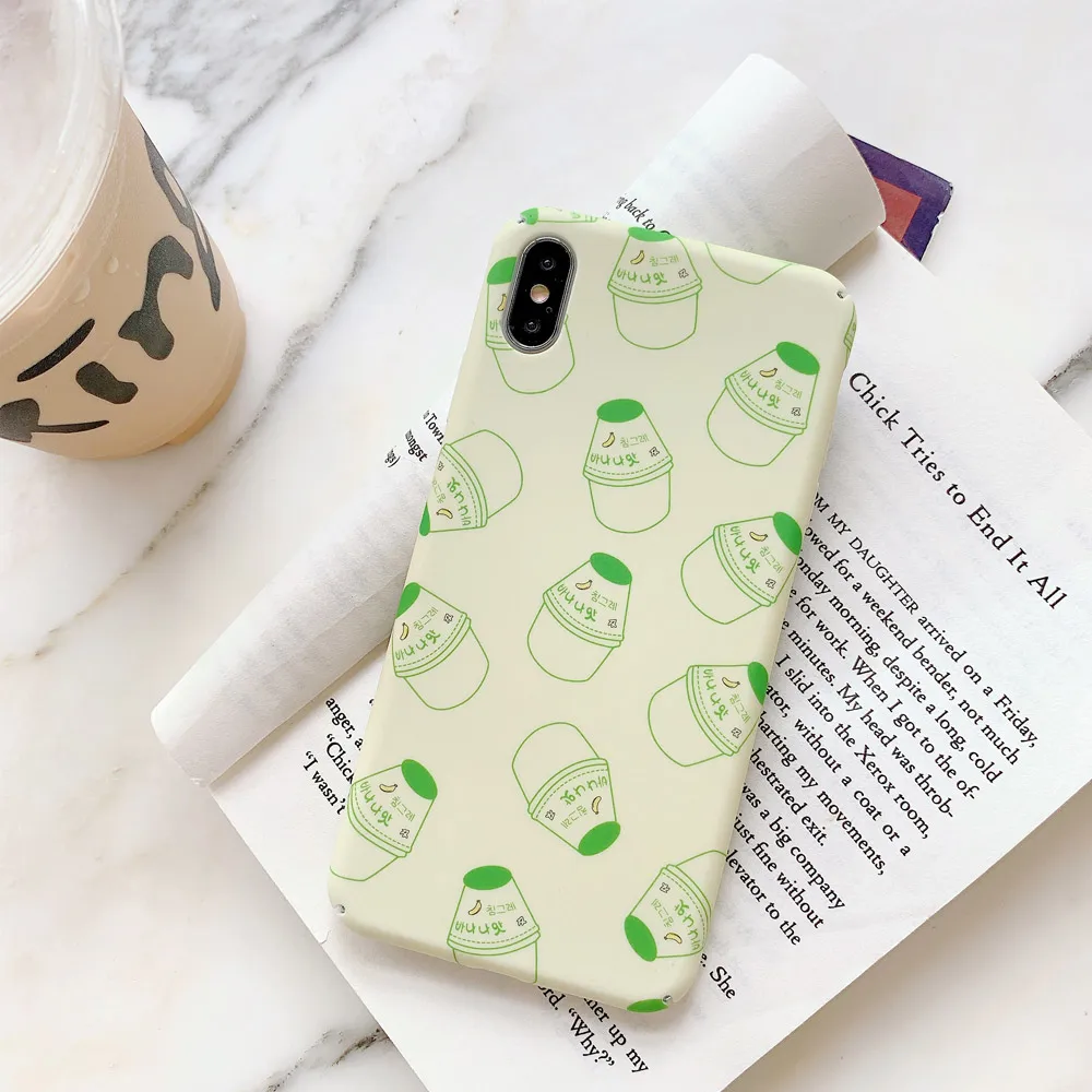 Cute Fruit Case for Xiaomi Redmi Note 7 Luxury Avocado Printed Cover MI 9 8 PC Hard XIAOMI 6 6X 3 Conque |