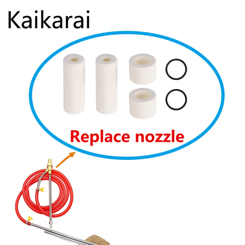 

2Set Pressure Washer Sandblasting Nozzle Tip Wet Sandblaster Lance Nozzle Replacement For High Pressure Washers Tool 5000PSI