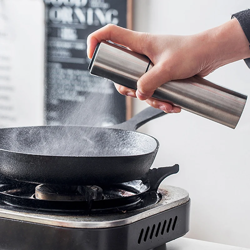 Бутылка распылитель для масла из нержавеющей стали 1 шт. кухонный многоразовая