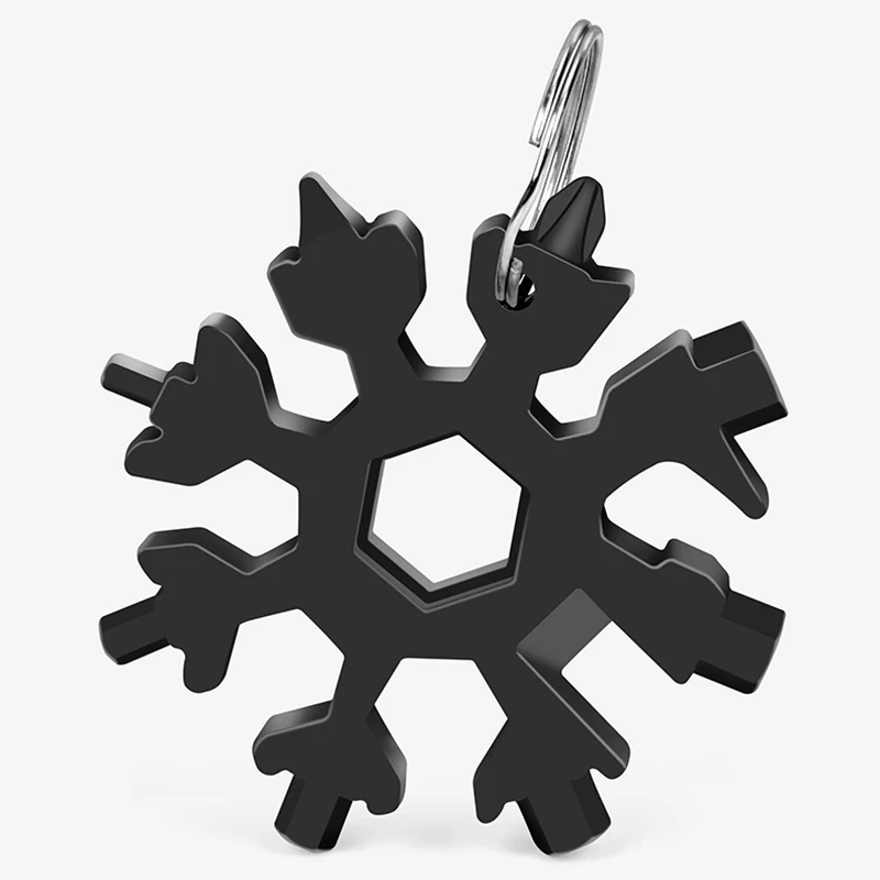 Llave de nieve 18 en 1, herramienta hexagonal multifunción para acampar, supervivencia al aire