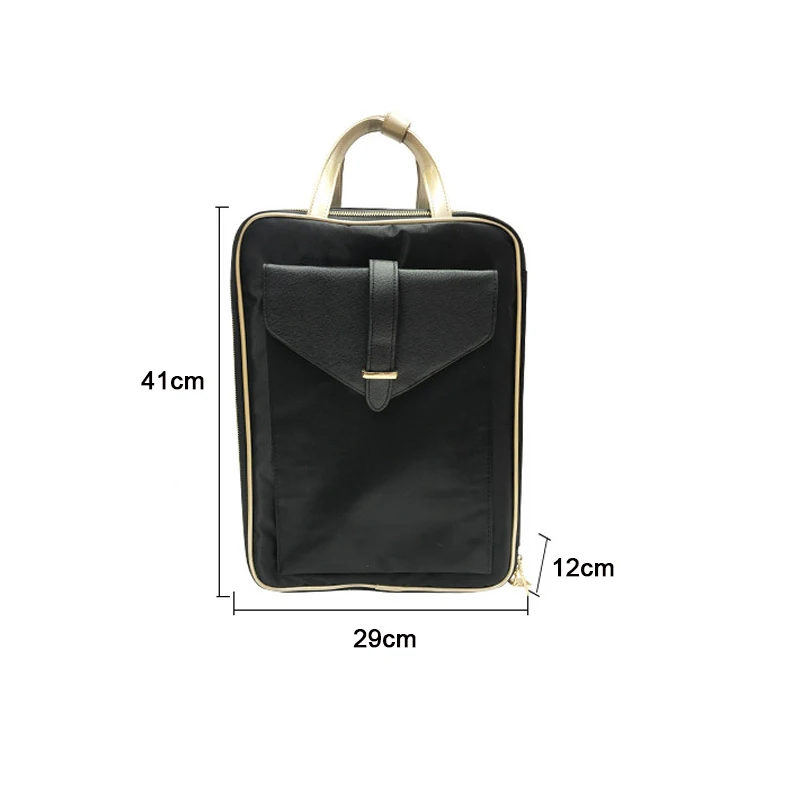 Koop Kwaliteit Zwart Oxford Doek Handtas Cosmetische Storage Organizer Box Reizen Make Manicure Doos Grote Capaciteit Cosmetica Case Bag