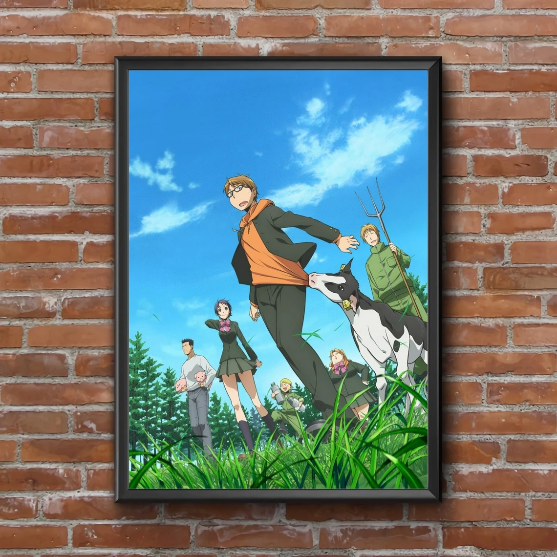 

Silver Spoon Anime Canvas Poster Home Wall Painting Decoration (No Frame)