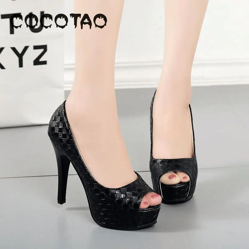 2019 New Super 12 Cm Evening Waterproof Professional Fine With Joker Suits Fish Mouth Shoes 30 | Обувь