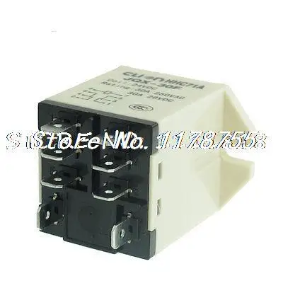 JQX-30F-2Z DC 24V 30A 8-контактное электромагнитное реле мощности DPDT 2 NO NC | Строительство и