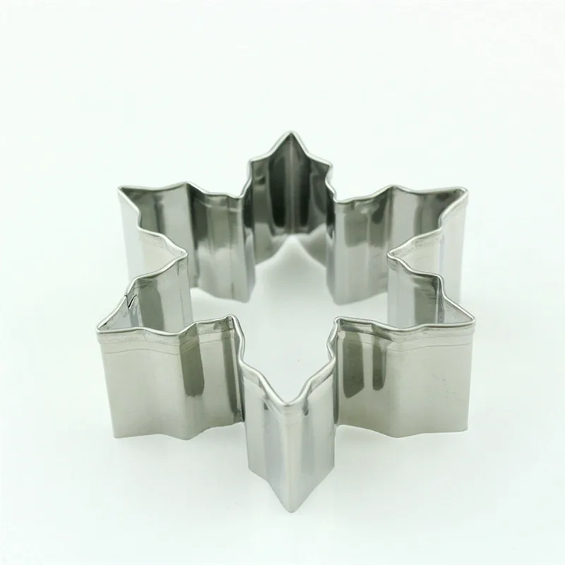 

6pcs/set Christmas DIY Cookie Cutter Mold 3D Stainless Steel Biscuit Mould Biscuit Cake Decoration Baking Tools