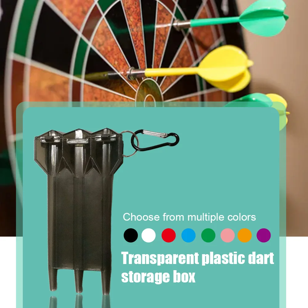 

8 Colrs Storage Box Home Professional Nylon Seal Portable Holder With Lock Transparent Case Clear Player Accessorizes Party