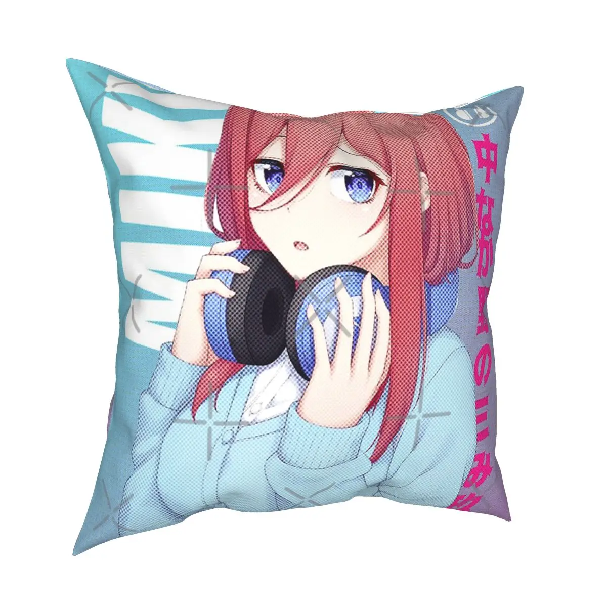 

Miku Nakano Waifu наволочка для подушки, Наволочки для салона Подушка принцессы, наволочка 50X50