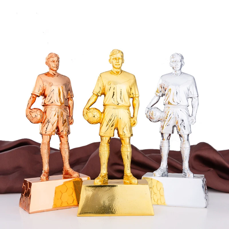 

18cm High Football Commemorative Trophy Replica Champion Will Shoe League Fan Souvenir Award Gift Ornament
