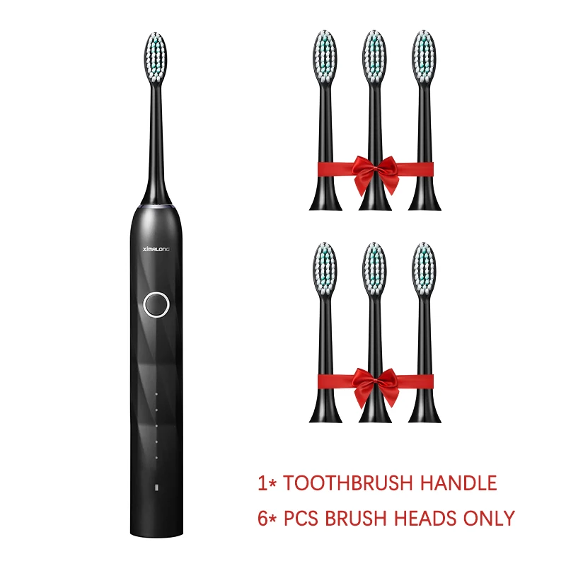 

Зубная щетка электрическая звуковая с зарядкой от USB, 5 режимов