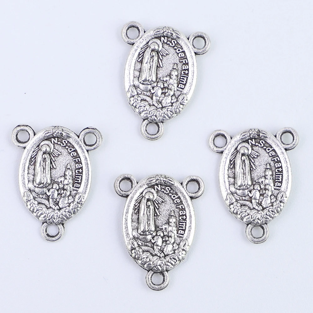 100 шт. центральные части Розария католическая леди Фатимы|rosary center piece|rosary centerscatholic