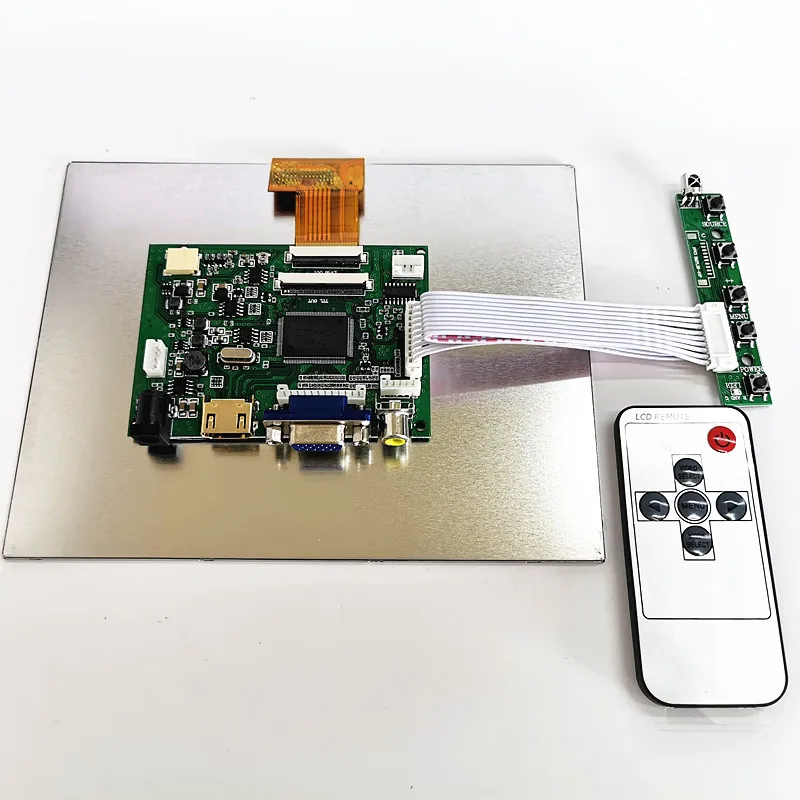 Плата драйвера аудиосистемы HDMI + VGA 2AV емкостный сенсорный экран 8 дюймов в сборе