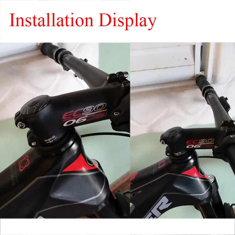 

EC90 Potencia MTB Stem Carbon Fiber Riser Rod Stem 31.8mm Bicycle Handlebar Stem 6/17 Degree Bicycle Accessories 60-120mm