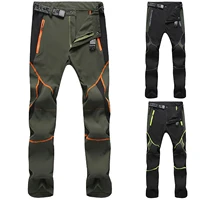 cargo pants work trousers for men spliced multi pockets plus size color block sports outdoor summer casual men fashion