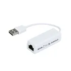Новый USB RJ45 адаптер Новый Высокое качество USB 2,0 Ethernet 10100 Мбитс RJ45 сетевая карта беспроводной локальной сети адаптер RJ45 Женский USB Male-1 шт.
