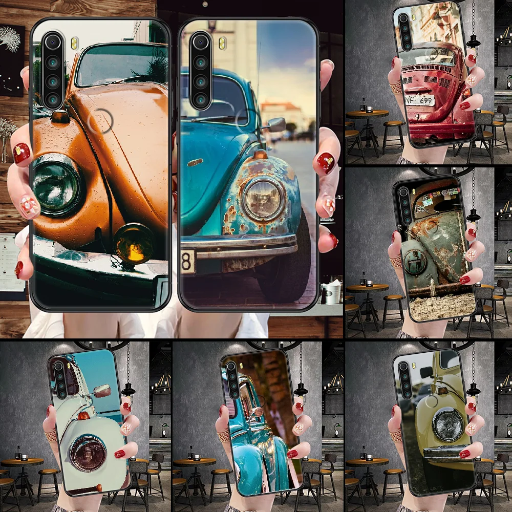 

Classic Vintage Old Retro Car Phone Case For Xiaomi Redmi Note 7 8 9 10 7A 8T 9A 9T 9S 10S Pro black luxury coque 3D prime art