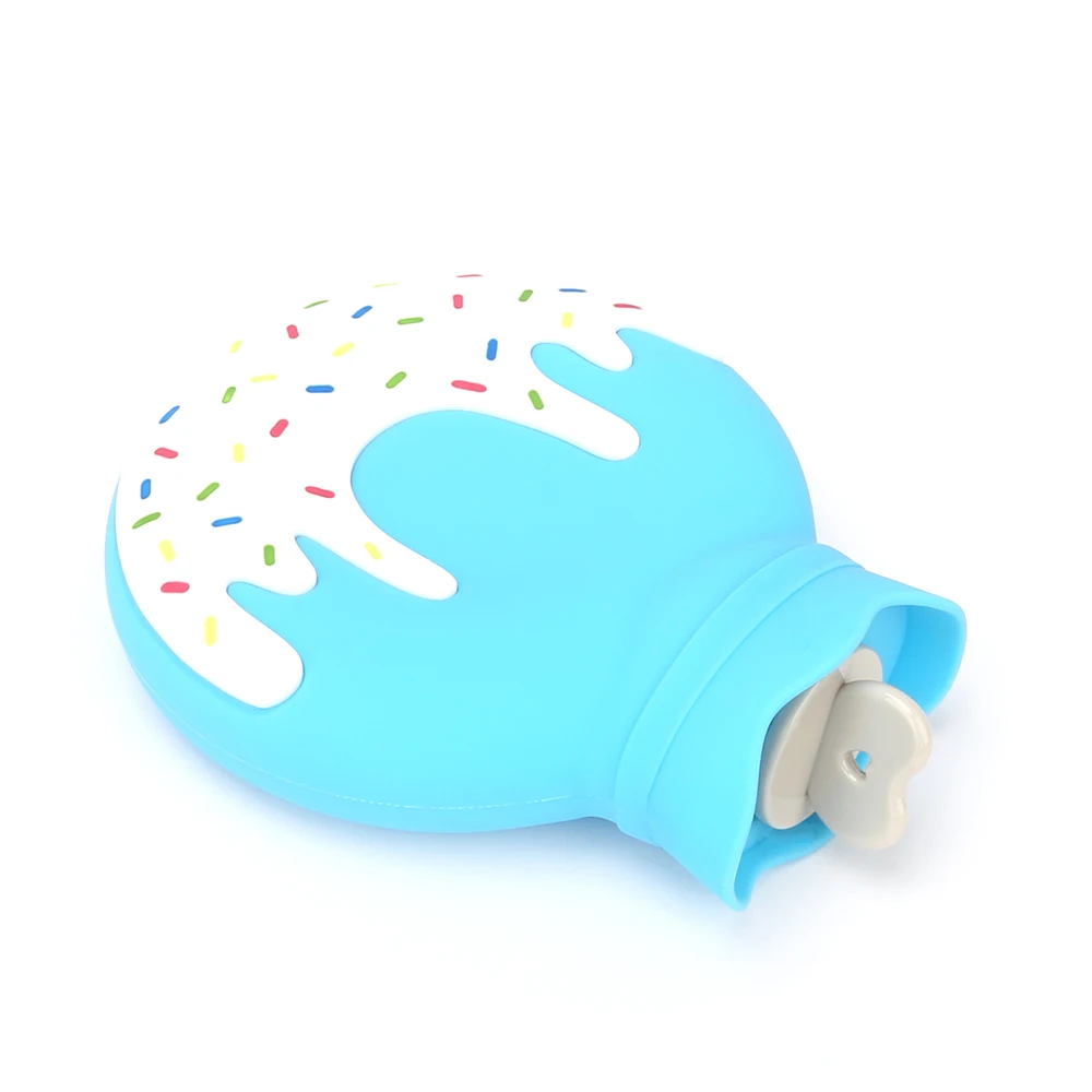 Прекрасный мультфильм Пончик форма Рука теплая грелка зимняя Мини силиконовая