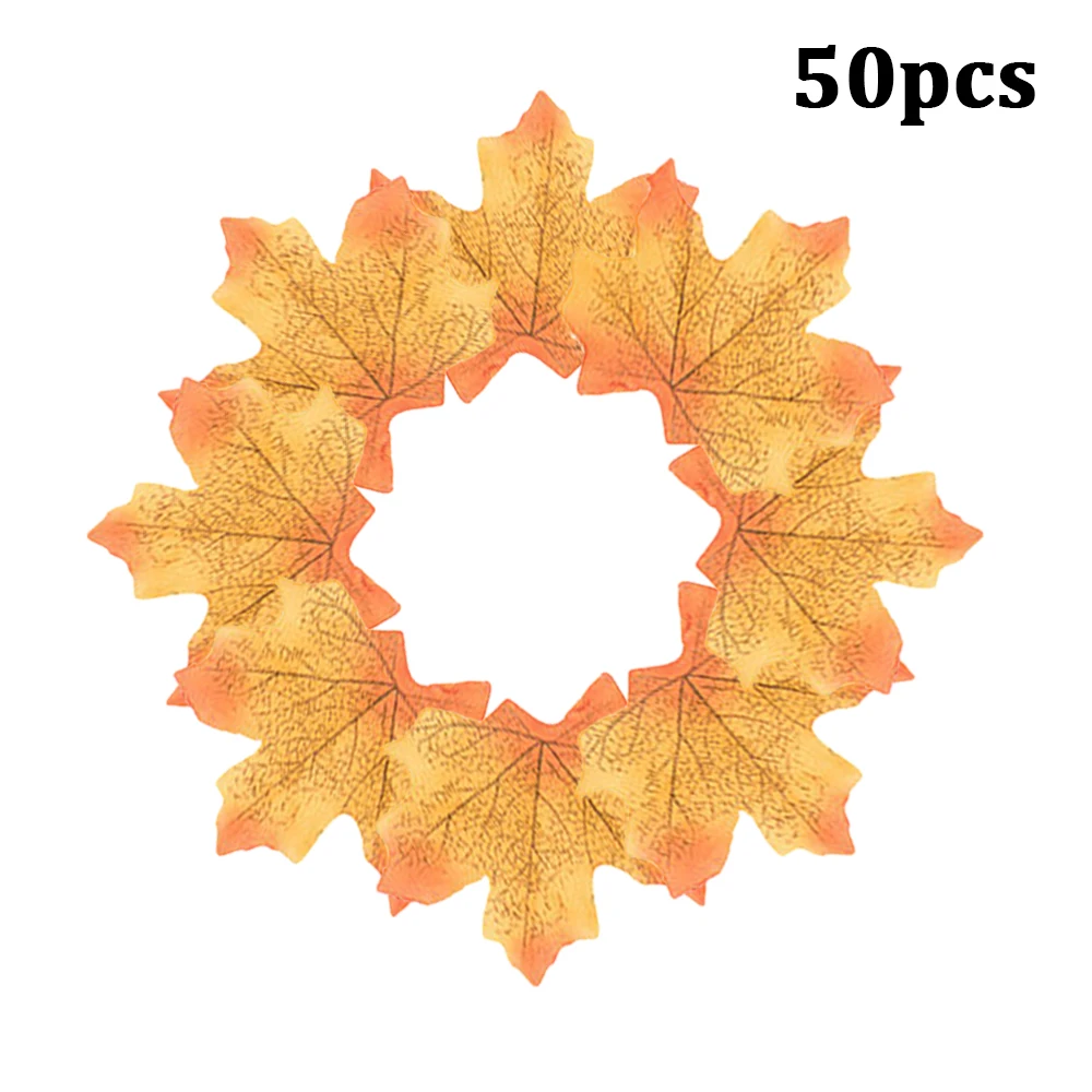 Домашний декор разные смешанные осень Цветной искусственные листья клена для