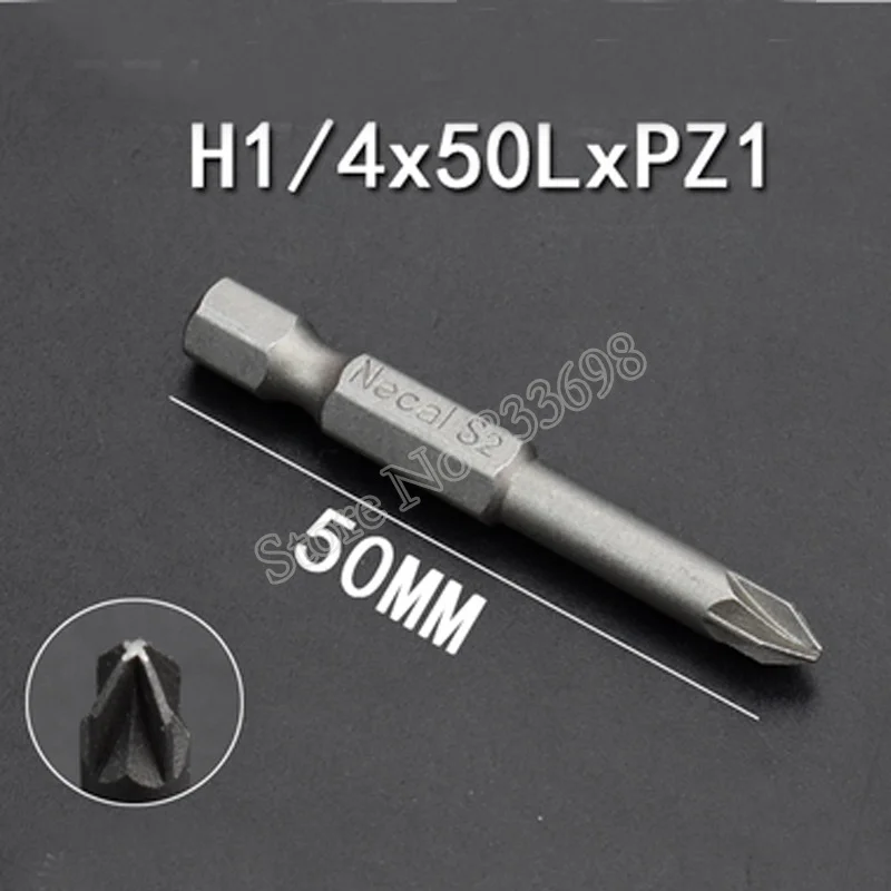 3 шт. Pozidriv сверло для электродрели PZ1 PZ2 PZ3 1/4 &quotшестигранный хвостовик S2 power Dill