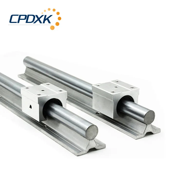 2pcs linear guides SBR20 SBR16 SBR12 length 1000mm 1200mm 1500mm with 4pcs SBR20UU Ball Bearing Block For CNC Router | Обустройство