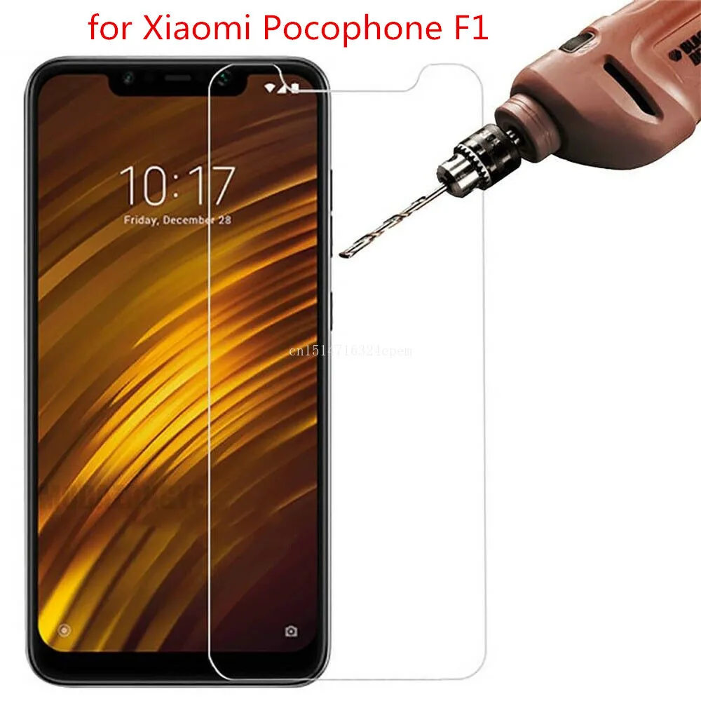 2 шт. 9H закаленное стекло для Xiaomi Pocophone F1 ультратонкая Защита экрана Xiomi F2 пленка