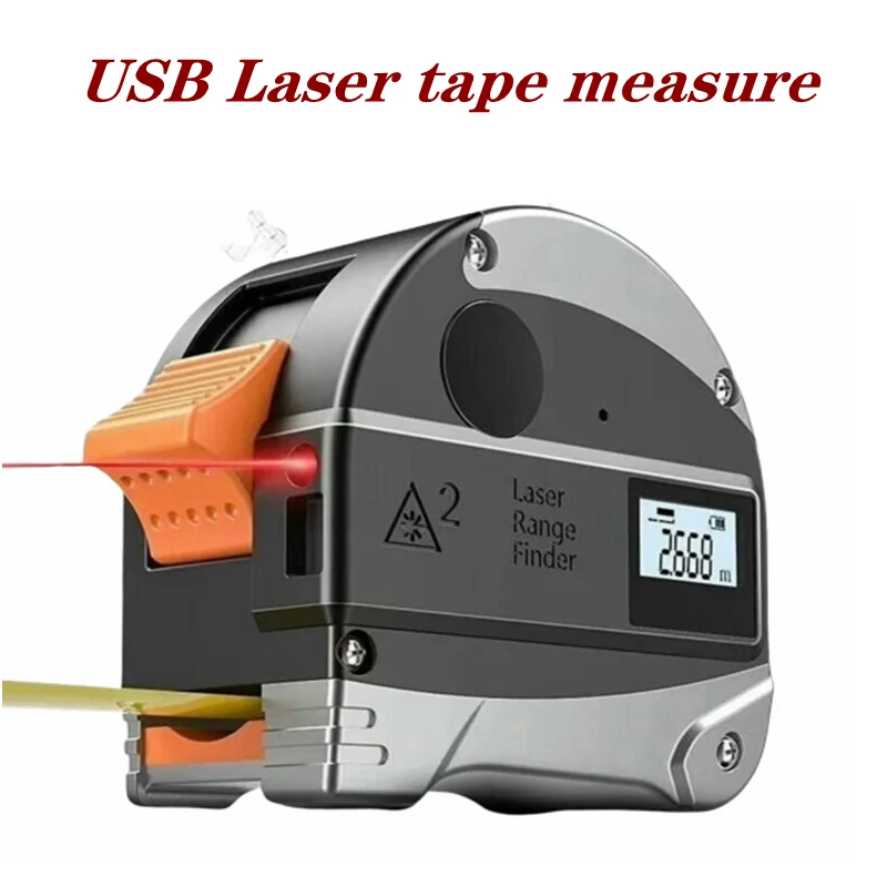 30 м USB лазерный дальномер выдвижной измерительные инструменты электронный