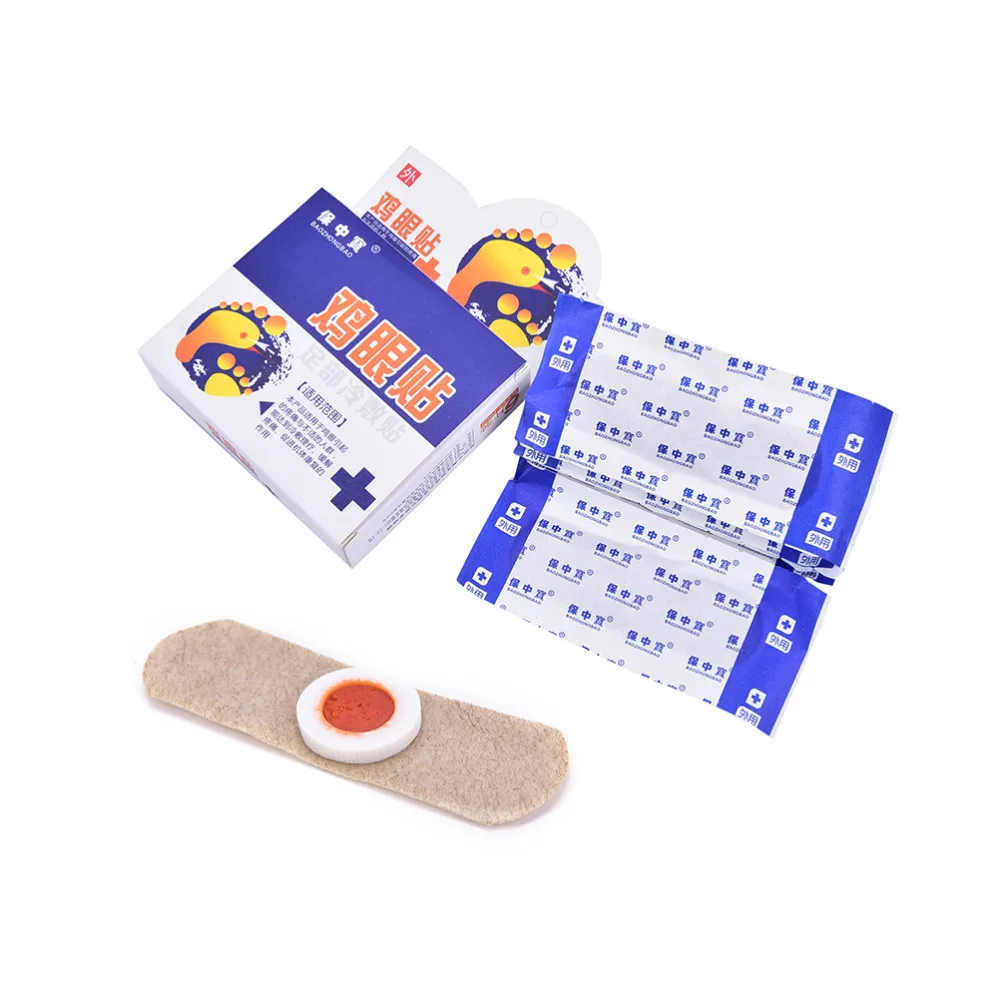 

6Pcs/pack Exfoliating Corn Foot Patch Soft Feet Problem Remove Hard Dead Skin Treatment Removed Foot Plantar warts Calluses Away