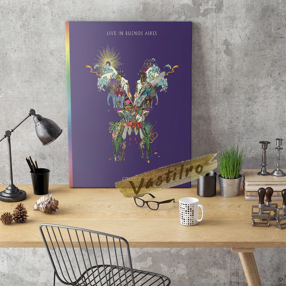 Постер-Обложка для альбома Coldplay голова полной мечты музыка документальный фильм