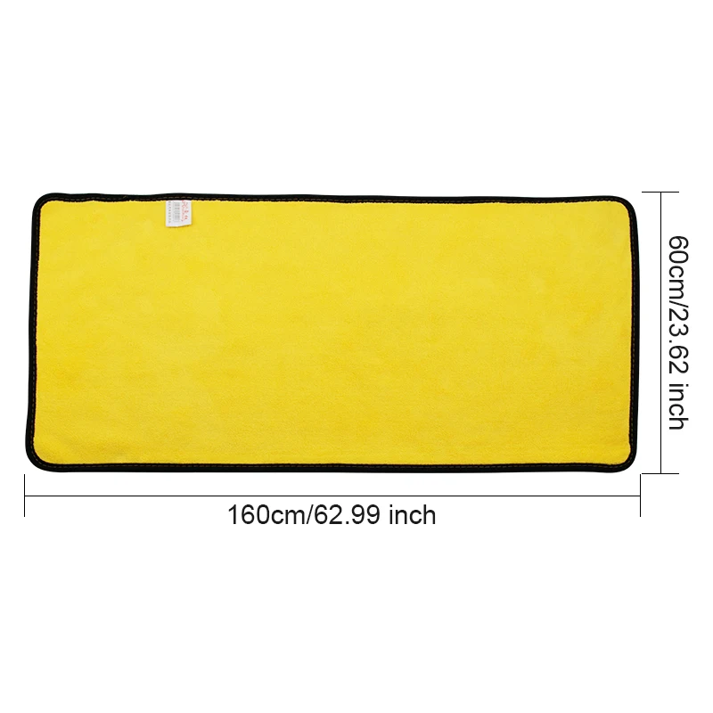 

Car Wash Microfiber Towel Car Cleaning Drying Cloth Hemming Car Care Cloth Detailing cleaning towel Towel 60*160cm